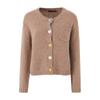 Verano Nuevo Suéter Casual Holgado de Punto con Botonadura Sencilla para Mujer Europeo y Americano W22492