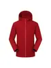 Chaqueta Soft Shell Deportiva con Capucha para Trabajo para Mujer Impermeable con Forro de Terciopelo Chaqueta Otoño e Invierno Exterior Soft Shell para Hombre Personalizada
