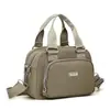 Bolsa de Mão Feminina Leve de Nylon de Grande Capacidade, Bolsa de Ombro, Bolsa Transversal, Bolsa para o Dia a Dia, Estilo Coreano