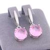 Pendientes clásicos de moda de 12 mm para mujer, de oro rosa, con temperamento geométrico, sencillos, venta al por mayor.