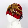 Pañuelo de cabeza Patchwork de Girasol de Nuevo Estilo con Lentejuelas, Sombrero de Encaje para Madres para Cubrir el Cabello Gris, Sombrero Transpirable Hecho a Mano