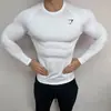 Gimnasio Estilo Americano Verano Nuevo Camiseta Ajustada para Hombre Pantalón Jogger Deportivo Fitness Running Entrenamiento Camiseta de Manga Corta de Secado Rápido