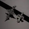 Colar de cruz de chama de aço de titânio de venda quente transfronteiriça europeia e americana, corrente de lã punk personalizada, colar masculino retrô moderno e descolado