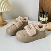Zapatillas de entrenamiento Aide Mengde para mujer, de algodón, con velcro y forro polar, para invierno 2024, TP511