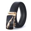 Nuevo Cinturón de Aleación para Hombre con Hebilla Automática Negocio Versátil Cinturón de Hombre Jaguar Cinturón de Moda para Jeans de Edad Media y Joven