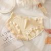 Calcinha de Sorvete de Creme Feminina Sexy Nova Chegada Cintura Média Doce Fofa Menina Desenho Animado Virilha 100% Algodão