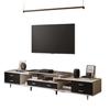 Móvel de TV Sala de Estar Casa de Chão Armário de Parede Luxo Leve TV de Ponta Estilo Minimalista Moderno Móvel de TV