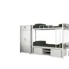 Literas Nacionales Minimalistas Modernas de Acero de Doble Piso Alto y Bajo Cama para Dormitorio de Empleados Apartamento de Estudiantes Cama de Hierro Forjado