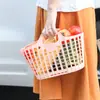 Cesta Plegable para Guardar Snacks con Asa, Cesta de Almacenamiento Portátil para Escritorio, Cesta Pequeña Multifuncional Engrosada para Artículos Varios