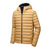 Versión Americana de la Chaqueta de Plumas Beijia para Hombres y Mujeres, Reversible, Cálida para Exteriores, Repelente al Agua, Ligera, con Capucha