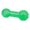 Explosões Transfronteiriças Brinquedo para Pet TPR Cachorro com Osso Espinhudo Voz Resistente Limpeza dos Dentes Molares Brinquedo Interativo Limpeza dos Dentes