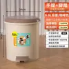 Papelera grande de pedal para baño, sala de estar, dormitorio, cocina, uso doméstico, con tapa, cubo de basura especial antiolor para inodoros