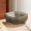 Prato de Ossos de Luxo Leve de Alta Qualidade Novo Estilo Doméstico Mesa de Jantar Prato de Ossos Grau Alimentício Prato Pequeno Prato de Lixo da Internet Prato de Lanches
