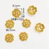 Aleación de plata dorada galvanizada toro cuentas sueltas para pulsera DIY espaciador cuenta de pétalo pulsera accesorios de pulsera