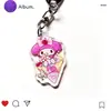 Chaveiro Pingente Acrílico Dupla Face Sanrio Desenho Animado Anime Jogo Mercadoria Mochila Acrílica Presente