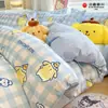 Hellokitty Sanrio Gato Kt Dibujo Animado Juego de Tres o Cuatro Piezas de Algodón Puro Lindo Dibujo Animado Juego de Funda Nórdica de Algodón Amigable con la Piel