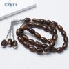 Pulsera de Cuentas de Rosario Saudí con 33 Cuentas, Colgante de Aleación 10*13mm Cuentas de Rosario, Cuentas de Conteo Portátiles, Pulsera Subha