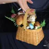 Modelo de Hongo Hongo Silvestre de Yunnan Espécimen Falso Adorno Decoración Escena Montaje Accesorios para Disparar Matsutake