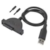 Cable Adaptador de Unidad Óptica de Portátil a USB 7+6 Unidad Óptica Sata Cable Easy Drive 6+7 a Cable USB Transmisión de Alta Velocidad
