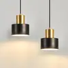 Lustre de Sala de Jantar Luxo Nórdico Luz Simples Moderno Lustre de Bar de Café Celebridade da Internet Quarto Lateral Lustre de Ferro