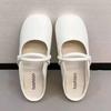 Zapatillas Baotou de Estilo Nuevo 2024 para Exterior, Medias Zapatillas Planas de Suela Suave, Suaves, Súper Suaves, de Moda, Combinan con Todo, Zapatillas Casuales Holgadas