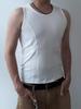 Verano 2025 Diario Casual Combinación Versátil Costura de Rayas Verticales Ajustado Chaleco de Punto Chaleco Chaleco Deportivo de Fitness para Hombre