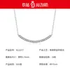 Collar de Plata S925 de Moda de Xiaohongshu, Gargantilla de Moissanita que No se Desvanece, Popular Venta en Vivo Transfronteriza, Cadena para Clavícula en Stock