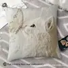 Funda de Cojín para Sofá Transfronteriza, Felpa Corta Amigable con la Piel, Linda Funda de Cojín de Animal Gato, Funda de Cojín para Sala de Estar, No Incluye Relleno