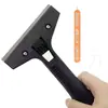 Pala de Limpieza Cuchillo de Utilidad Raspador de Azulejos Junta Pared Pintura Vidrio Artefacto Herramienta Removedora de Adhesivos Piso de Mármol Mango Antideslizante