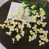 Flores Artificiais de Narciso com Caimento Natural, Adequadas para Decorações de Casamento, Flores Artificiais de Lírio-do-vale, Decoração de Casa, Adereços de Fotografia, Flores de Seda