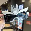 Novo Modelo de Óculos de Sol Polarizados Mech Boy com Luzes e Efeito Brilhante, Óculos de Sol Robô Autobot Cool de Silicone para Bebê