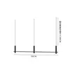Colgador de Techo para Tienda de Ropa con Cuerda de Acero de Altura Ajustable, Colgador para Vestidos de Novia, Barra Colgante para Tienda de Ropa de Mujer, Negro
