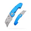 Cuchillo de arte plegable de acero inoxidable directo de fábrica, cuchillo de desempaquetar, cortador, cuchillo para cortar papel, portátil, hoja reemplazable, cuchillo SK5
