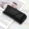 Estuche para Gafas Estuche de Cuero Suave para Gafas de Sol Estuche Portátil Retro Minimalista para Mujer Caja de Almacenamiento Ultraligera para Gafas de Sol Estuche para Gafas de Prescripción