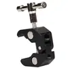 Pinza de Pinza de Cangrejo Grande Pinza Fija Tipo Q de Metal Equipo Fotográfico Pinza Potente Brazo Mágico Soporte de Ajuste Universal Pinza para Tubo