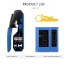 Herramienta de Engarzado de Cables Multifunción de Siete Pisos 3 en 1 Pelar Cortar Engarzar Diseño Integrado Personal de Renovación de Cables de Sala de Computadoras