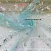 Tecido de Renda de Malha Floco de Neve Congelado Adereços de Foto Véu Celebridade da Internet Ins Acessórios de Unha Pano de Fundo
