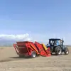 Recogedor de piedras de granja remolcable, recolector de piedras totalmente automático de auto-descarga de arado profundo, máquina recolectora de grava de granja
