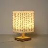 Lámpara de Mesa Caligráfica Antigua Personalizada con Fotos, Lámpara de Mesita de Noche con Enchufe para Dormitorio, Escritorio de Dormitorio, Decoración Estilo Chino, Pequeña Creativa Estilo Chino