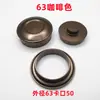 Té puede aleación de aluminio tapa accesorios botella botella de vino modificada botella de vino vacía corte con tapa dorada estilo chino nueva modificación
