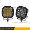 Luz de trabalho LED para carro 3 polegadas 16 LEDs mini Quadrado Novo luz auxiliar modificação off-road para-choque dianteiro holofote dianteiro