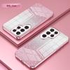 Capa de Celular Brilhante Galvanizada Adequada para Samsung S26Ultra S25Ultra Transparente S24Ultra Capa Protetora Anti-Queda
