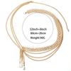 Europa y Estados Unidos transfronterizo simple multicapa personalidad retro cadena corporal exagerada geométrica perla gota cadena de cintura 19680