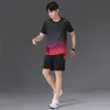 Camiseta de Manga Corta de Verano para Hombre con Diseño de Malla Conjunto Deportivo Casual para Adolescentes Conjunto de Dos Piezas con Shorts