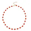 Pulseiras Coloridas de Coração para Mulheres, Venda Quente Transfronteiriça, Pulseiras Doces de Coração com Contas, Pulseiras de Coração Coloridas como Doces