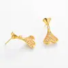 Pendientes de Minifalda con Diamantes Completos de Nuevo Estilo Transfronterizos Europeos y Americanos, Pendientes de Circonita Estilo Nicho para Mujer, Pendientes de Lujo Ligero de Alta Gama