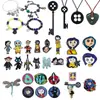 Halloween Transfronterizo Popular Fantasma Animado Mamá Caroline Dibujo Animado Broche Colgante de Llave de Metal Pulsera de Libélula