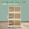 Jaula para Gatos de Tres Niveles para Cría, Uso Doméstico, Jaula con Gran Espacio Libre, Villa de Madera Maciza, Casa Grande para Gatos, Habitación para Gatos, Refugio para Gatos, Armario para Gatos