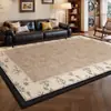 Tapete para Sala de Estar, Estilo Francês Vintage, Lavável e Resistente a Manchas, Adequado para Sofá e Mesa de Centro, com um Toque de Luxo Leve e Sofisticado