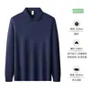 Talla europea, polo de exportación transfronteriza, camiseta deportiva de secado rápido, ropa de trabajo, polo blanco de manga larga para hombre, hecho a medida